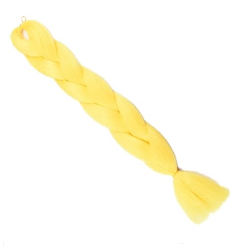 24 Zoll synthetisches langes Jumbo-Flechthaar for Frauen, bunte Zöpfe, 100 g, Regenbogenhaar(1 20) von HUFFA