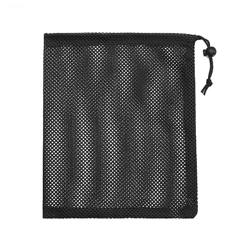 5PC Robuste Nylon Mesh Kordelzug Lagerung Tasche Tasche Zeug Sack Mehrzweck Hause Outdoor Reise Aktivität Beutel Wäsche Tasche (Color : 20x25cm) von HUFFA