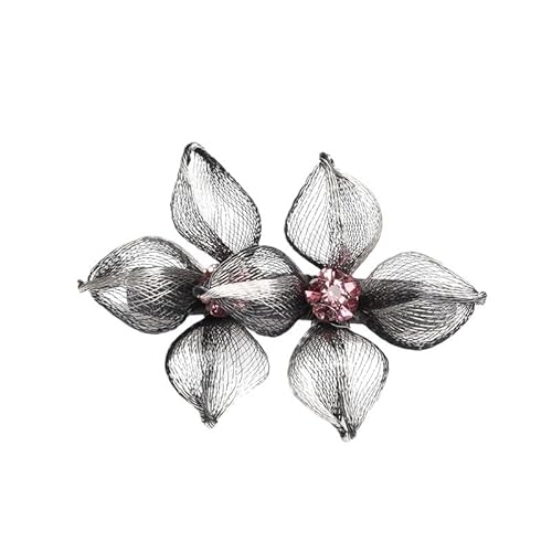 All-Match-handgefertigte Federklammer aus Kupferdraht for Haarschmuck im Mutterstil(Black and gray) von HUFFA