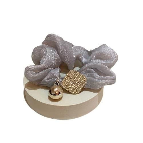 Funkelnder Haarring mit Strass-Schnalle – Dickdarm-Blasen-Kopfschmuck for Damen(Grey) von HUFFA