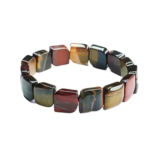 HUFFA Armband aus Tigerauge-Stein in natürlicher Farbe for Männer und Frauen, Kristallschmuck von HUFFA