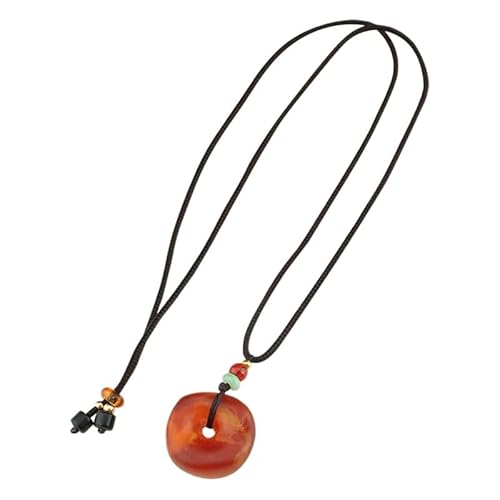 HUFFA Halskette mit Anhänger im Ethno-Stil mit Wollkette – einzigartiger böhmischer Schmuck for Frauen von HUFFA