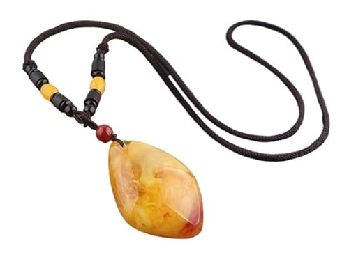 HUFFA Neue Lange Halskette im Ethno-Stil for Damen – Pulloverkette mit Anhänger und Sicherheitsschnalle(Matchingstyle) von HUFFA