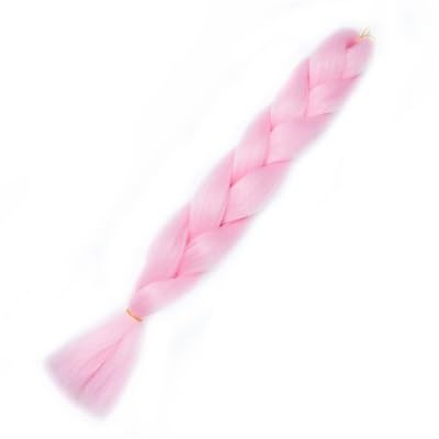 Ombre Synthetische Flechthaarverlängerungen Jumbo-Zöpfe for Frauen Zöpfe 24'' 100g Zweifarbiges Ombre(M#Red) von HUFFA