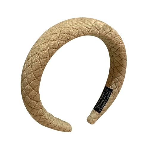 Passendes Rhomboid High Cranial Top Show Face Kleines Schwamm-Haarband for Frauen und Mädchen(Apricot) von HUFFA