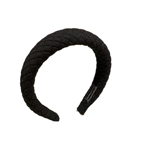 Passendes Rhomboid High Cranial Top Show Face Kleines Schwamm-Haarband for Frauen und Mädchen(black) von HUFFA