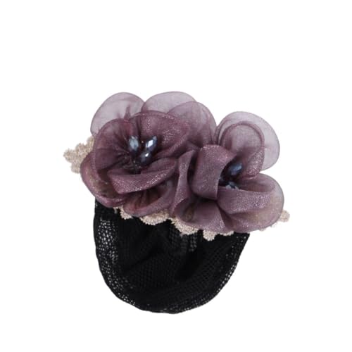 Professionelle Arbeit Haar Clip Zubehör Kopf Blume Haar Set Weibliche(Beanpaste mesh) von HUFFA