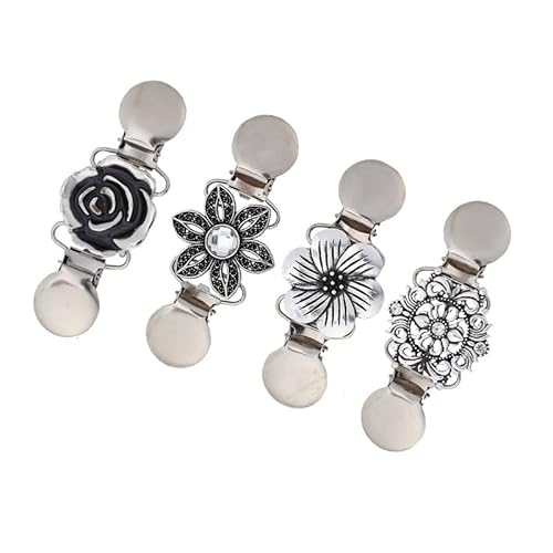Retro 4-teiliges Set Brust Pin Clip Entenschnabel Clip Schal Schal Strickjacke Pullover Enge Brust Pin Schnalle for Frauen Retro 4-teiliges Set Brust Pin Clip Entenschnabel Clip Schal Schal Strickjacke Pullover Enge Brust Pin Schnalle for Frauen von HUFFA