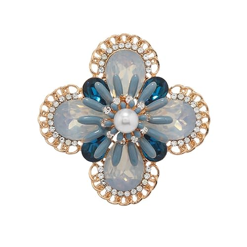 Retro-Blumenbrosche for Damen – modische Mantel-Anstecknadel for Cheongsam und Alltagskleidung von HUFFA