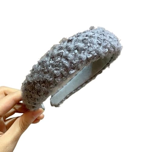 Retro Schräg gestreiftes Locken-Stirnband for Damen - Vielseitiges Haar-Accessoire(Grey) von HUFFA