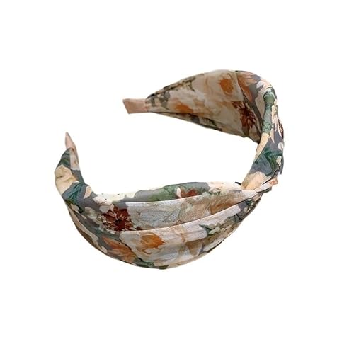 Stilvolles bedrucktes Stirnband mit einzigartigem Nähdesign for Frauen und Mädchen(Floral) von HUFFA