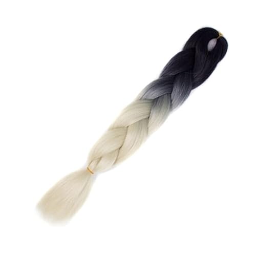Synthetische Flechthaar-Extensions-Packungen Ombre-Flechthaar for Frauen 24" Jumbo Box Braids 100G(B27) von HUFFA