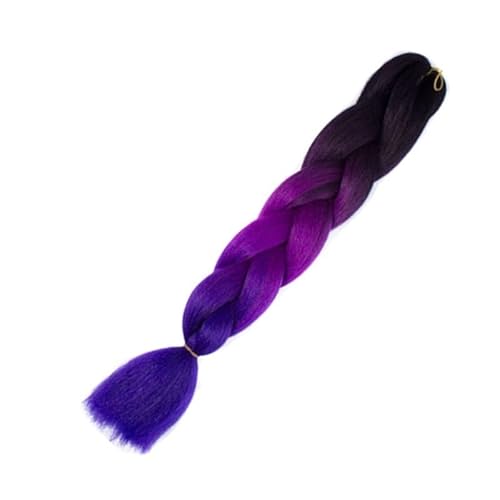 Synthetische Flechthaar-Extensions-Packungen Ombre-Flechthaar for Frauen 24" Jumbo Box Braids 100G(B49) von HUFFA