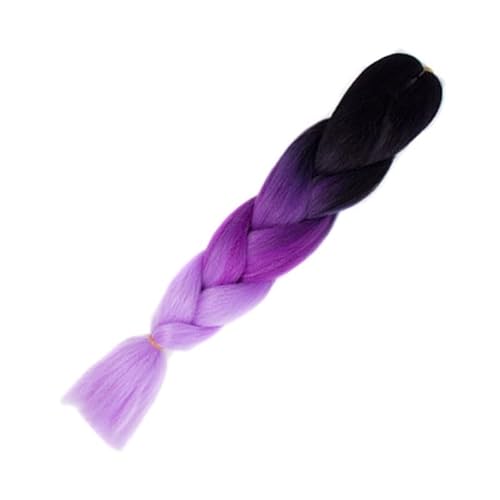 Synthetische Flechthaar-Extensions-Packungen Ombre-Flechthaar for Frauen 24" Jumbo Box Braids 100G(B52) von HUFFA