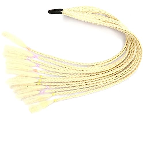 Synthetisches Haar Farbverlauf Schmutzig Geflochtener Pferdeschwanz Mit Gummiband Haarring Flechten Pferdeschwanz Frauen Haarteil(613) von HUFFA