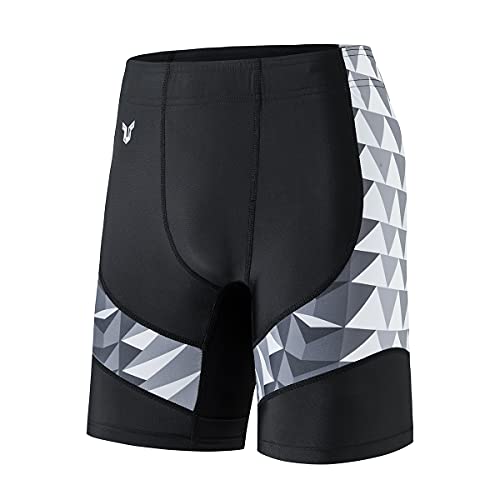 HUGE SPORTS Herren Splice Schwimmhose Kompression Jammer Lang Wilde Serie (Alligator,2XL) von HUGE SPORTS