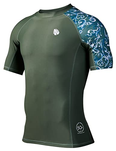 HUGE SPORTS Rashguard Herren Rashguard Kurzarm Schnelltrocknend Neoprenanzug Schwimmen Tops zum Surfen BJJ Jiu Jitsu, Splash, XXL HUGE SPORTS Rashguard Herren Rashguard Kurzarm Schnelltrocknend Neoprenanzug Schwimmen Tops zum Surfen BJJ Jiu Jitsu, Splash, XXL von HUGE SPORTS