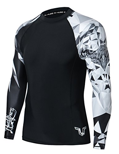 HUGE SPORTS Wildling Series UV-Schutz, schnelltrocknender Kompressionsrashguard von HUGE SPORTS
