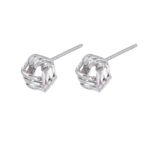 HUGE TOMATO Matte Mini Ohrstecker mit S925 Sterling Silber Pin für Frauen Mädchen Geschenk von HUGE TOMATO