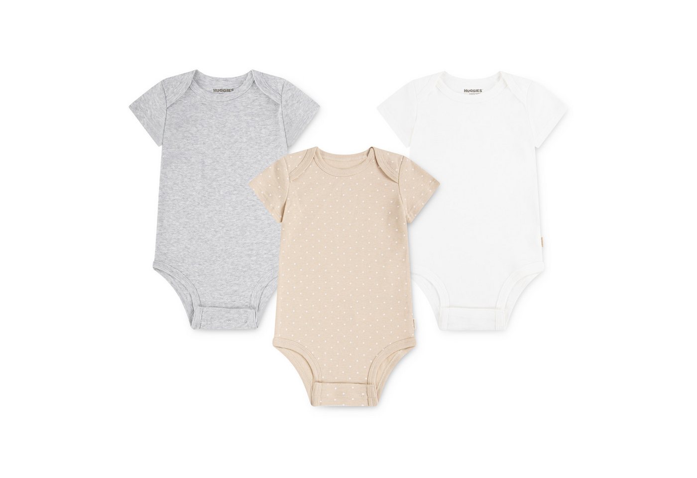 HUGGIES babywear Body HUGB 3PK BODYSUIT (Packung, 3-tlg) aus Baumwolle von HUGGIES babywear