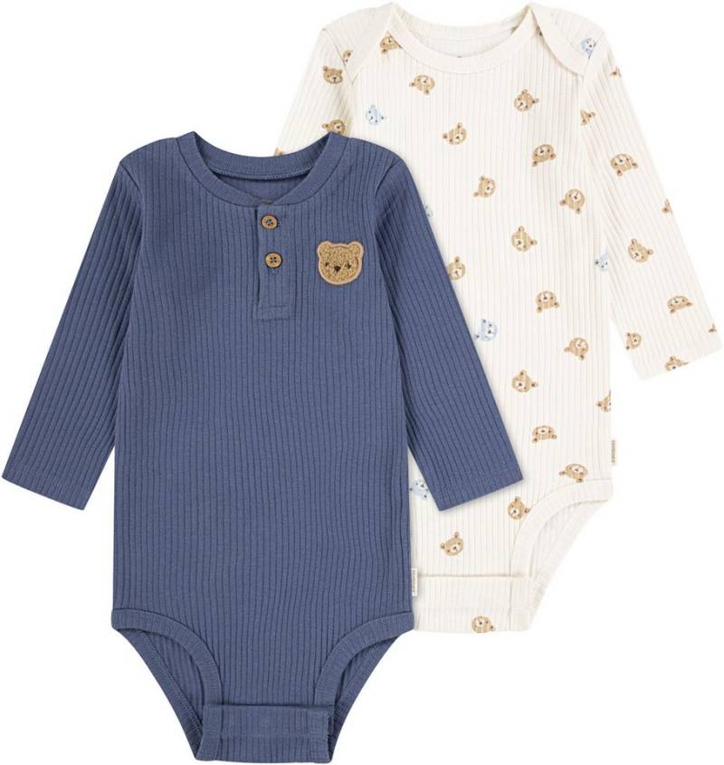 HUGGIES babywear Langarmbody HUGB 2PK BODYSUIT (Packung, 2-tlg) in gerippter Struktur von HUGGIES babywear
