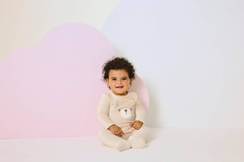 HUGGIES babywear Strampler HUGN FOOTED COVERALL Cord in elastischer Qualität von HUGGIES babywear