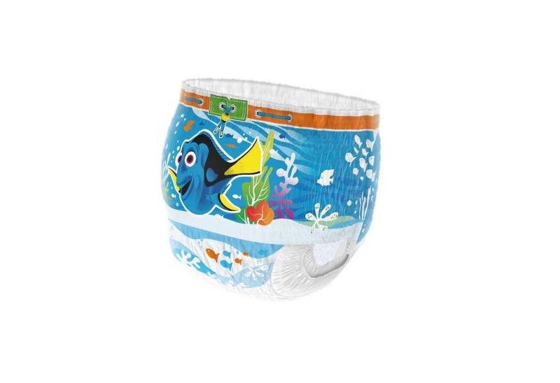 HUGGIES Windeln Little Swimmers Baby-Schwimmwindeln Größe 5-6 (12-18 kg), 4x19 Stk (Vorratspackung, 76 Stück), Schwimmwindel von HUGGIES