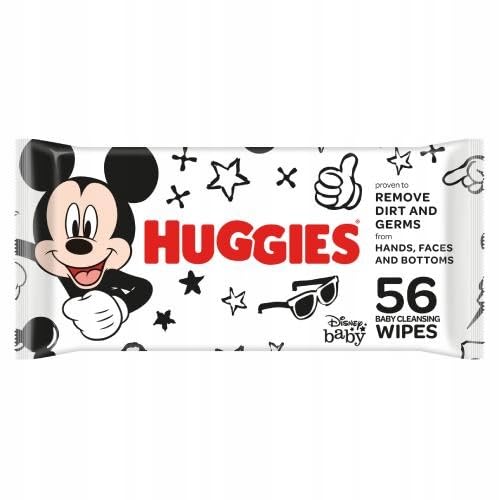 Huggies - Billetücher - All Over Clean - Mickey Mouse - 1 x 56-56 Stück von Huggies