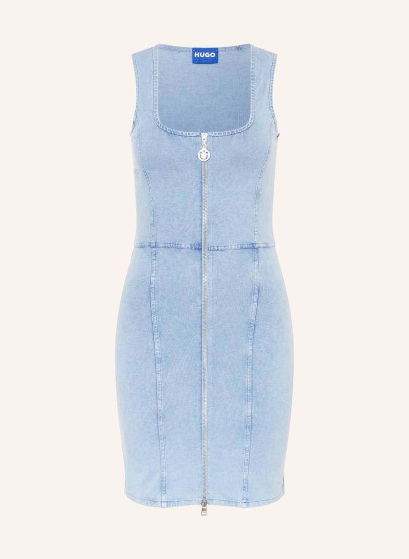 Hugo Kleid Nelipa In Jeansoptik blau von HUGO