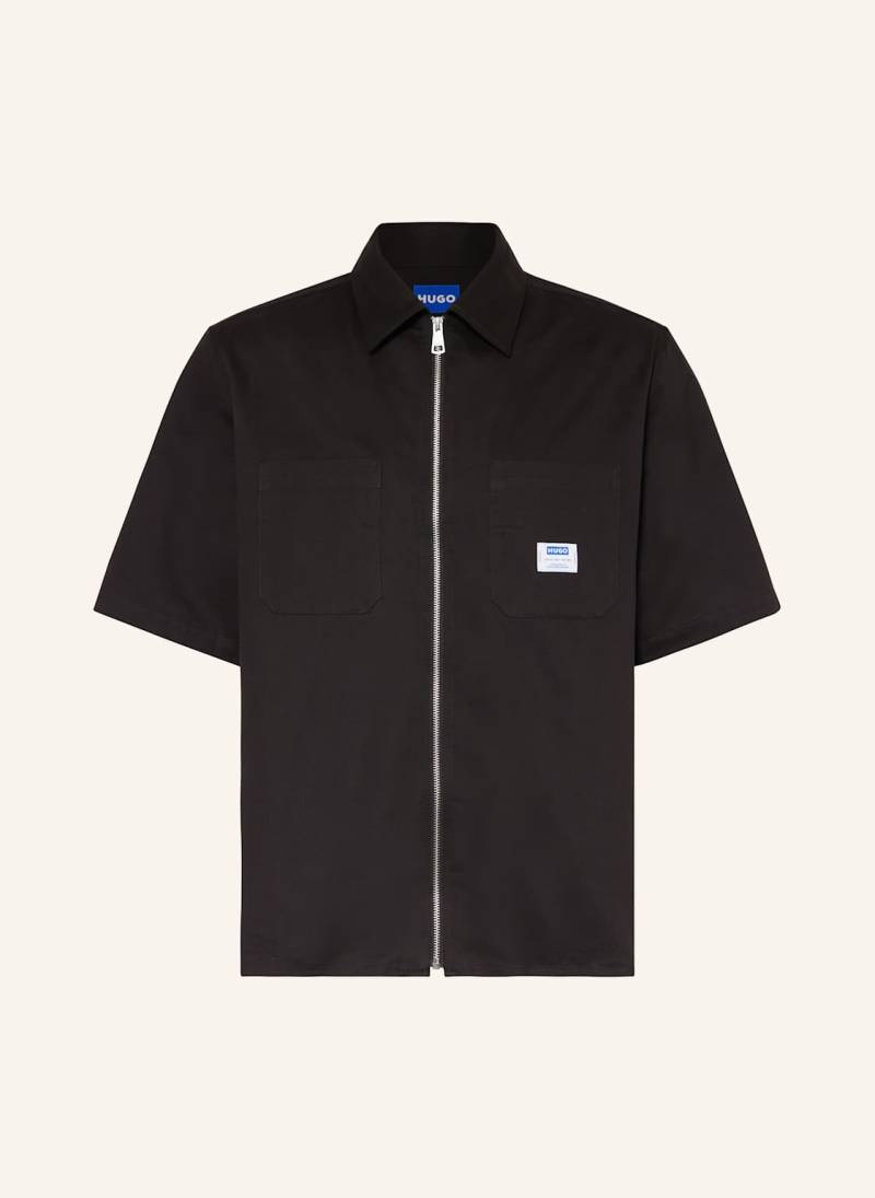 Hugo Blue Oversized-Overshirt Ekyz schwarz von HUGO BLUE