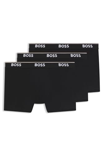BOSS Hugo Herren Boxer Brief 3p Co/EL Boxershorts, New - Black001, XS BOSS Hugo Herren Boxer Brief 3p Co/EL Boxershorts, New - Black001, XS von BOSS