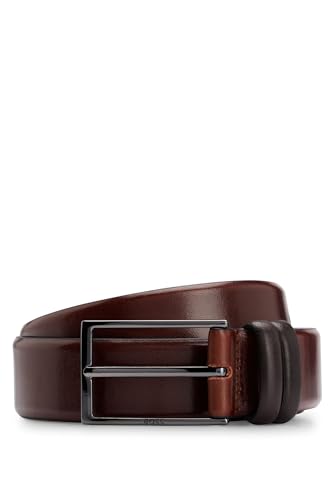 BOSS Herren Carmello Gürtel, Braun (Medium Brown 214), 85 von HUGO BOSS