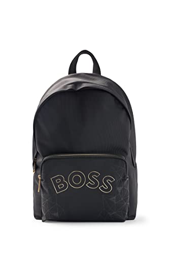 BOSS Herren Catch Gl_Backpack Rucksack, Black1, Einheitsgröße EU von HUGO BOSS