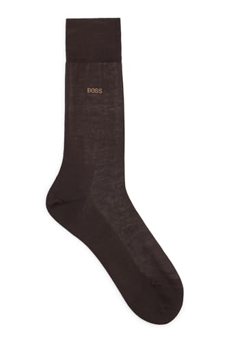 BOSS Herren George Uni Mc Herrensocken, New - Dark Brown206, 45-46 EU von BOSS