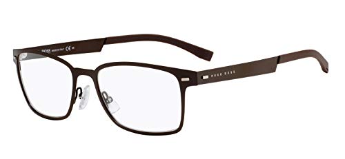 BOSS Hugo Herren 0937 4IN 55 Sonnenbrille, Braun (Matt Brown) von HUGO BOSS