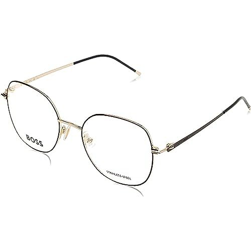 BOSS Hugo Unisex 1529 Sonnenbrille, RHL/19 Gold Black, 50 von HUGO BOSS