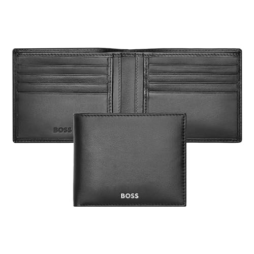 HUGO BOSS Classic Smooth Card Case Schwarz - Unisex-Erwachsene - Klassisch - Lammfell - Mehrere Kartenschlitze HUGO BOSS Classic Smooth Card Case Schwarz - Unisex-Erwachsene - Klassisch - Lammfell - Mehrere Kartenschlitze von HUGO BOSS