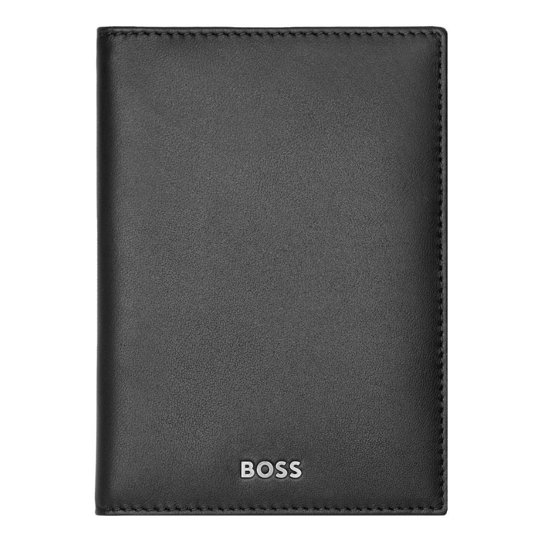 HUGO BOSS - Kreditkartenetui Clasic Smooth Black Braun von HUGO BOSS