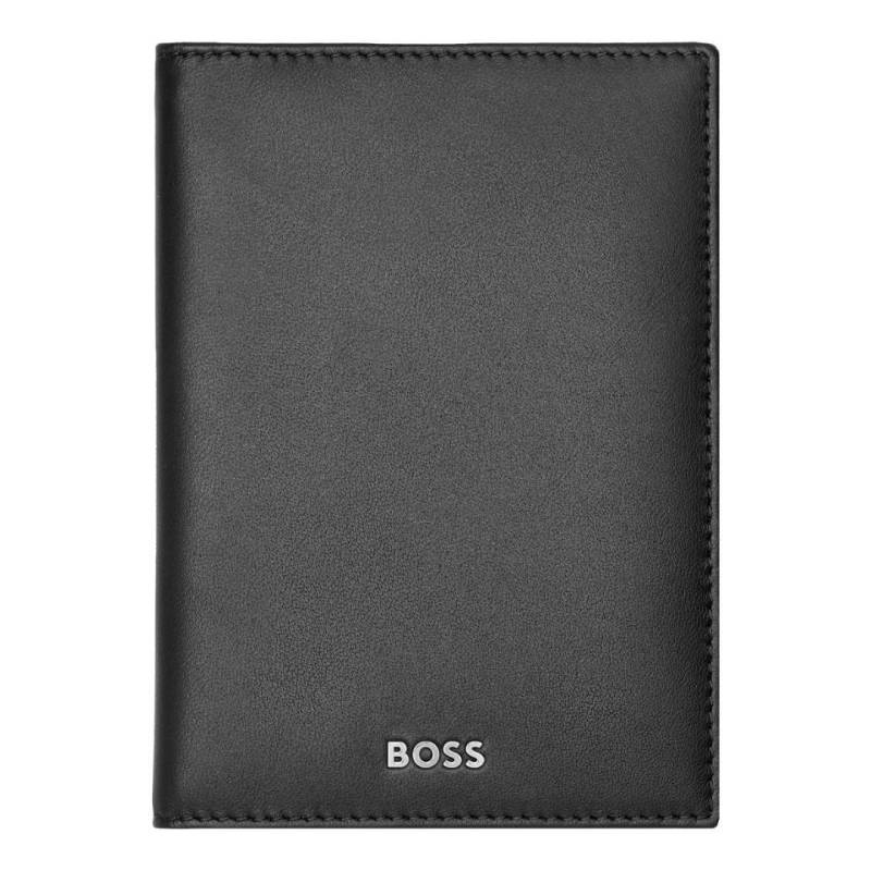 HUGO BOSS - Kreditkartenetui Clasic Smooth Black Braun von HUGO BOSS