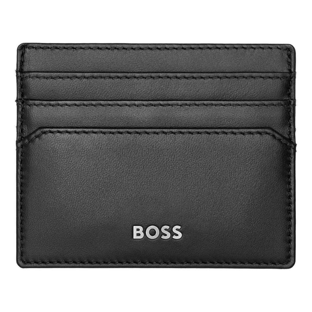 HUGO BOSS - Kreditkartenetui Classic Smooth Black Schwarz von HUGO BOSS