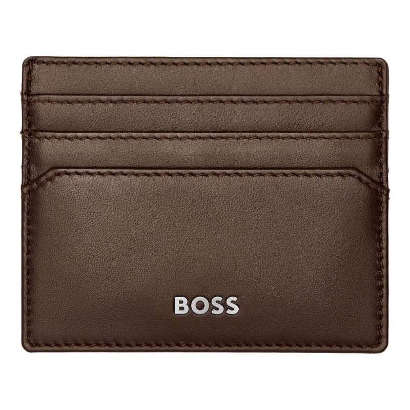 HUGO BOSS - Kreditkartenetui Classic Smooth Brown Braun von HUGO BOSS
