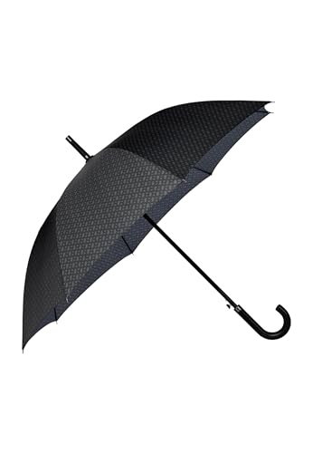 HUGO BOSS Monogramme Umbrella Dark Grey von BOSS