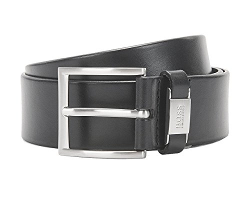 HUGO BOSS NEU echt Herren Gürtel CONNIO SCHWARZ 85 cm Men Belt von HUGO BOSS