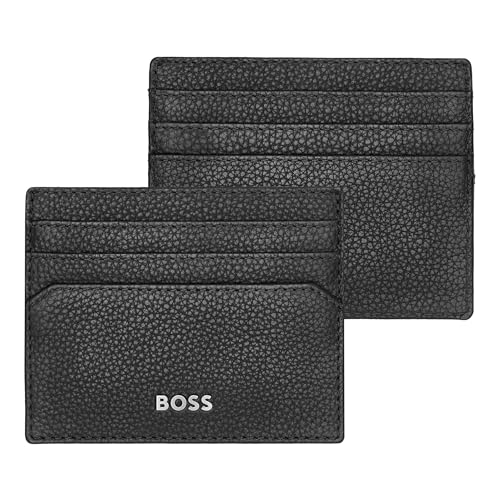 Hugo Boss Classic Grained Card Holder Black von HUGO BOSS