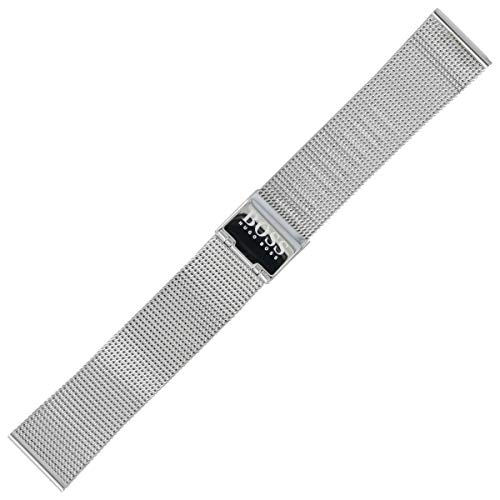 Hugo Boss Uhrenarmband 20mm Edelstahl Silber - 659002541 von HUGO BOSS