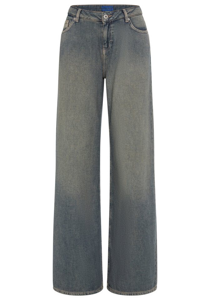 HUGO Blue 5-Pocket-Jeans Gobana Low Rise, Wide Leg von HUGO Blue