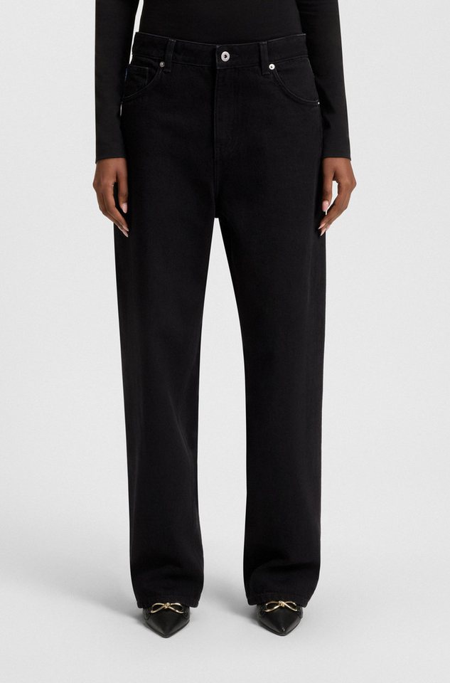 HUGO Blue 5-Pocket-Jeans Leni Loose Fit Baggy Jeans Wide Leg Low to Mid Waist von HUGO Blue