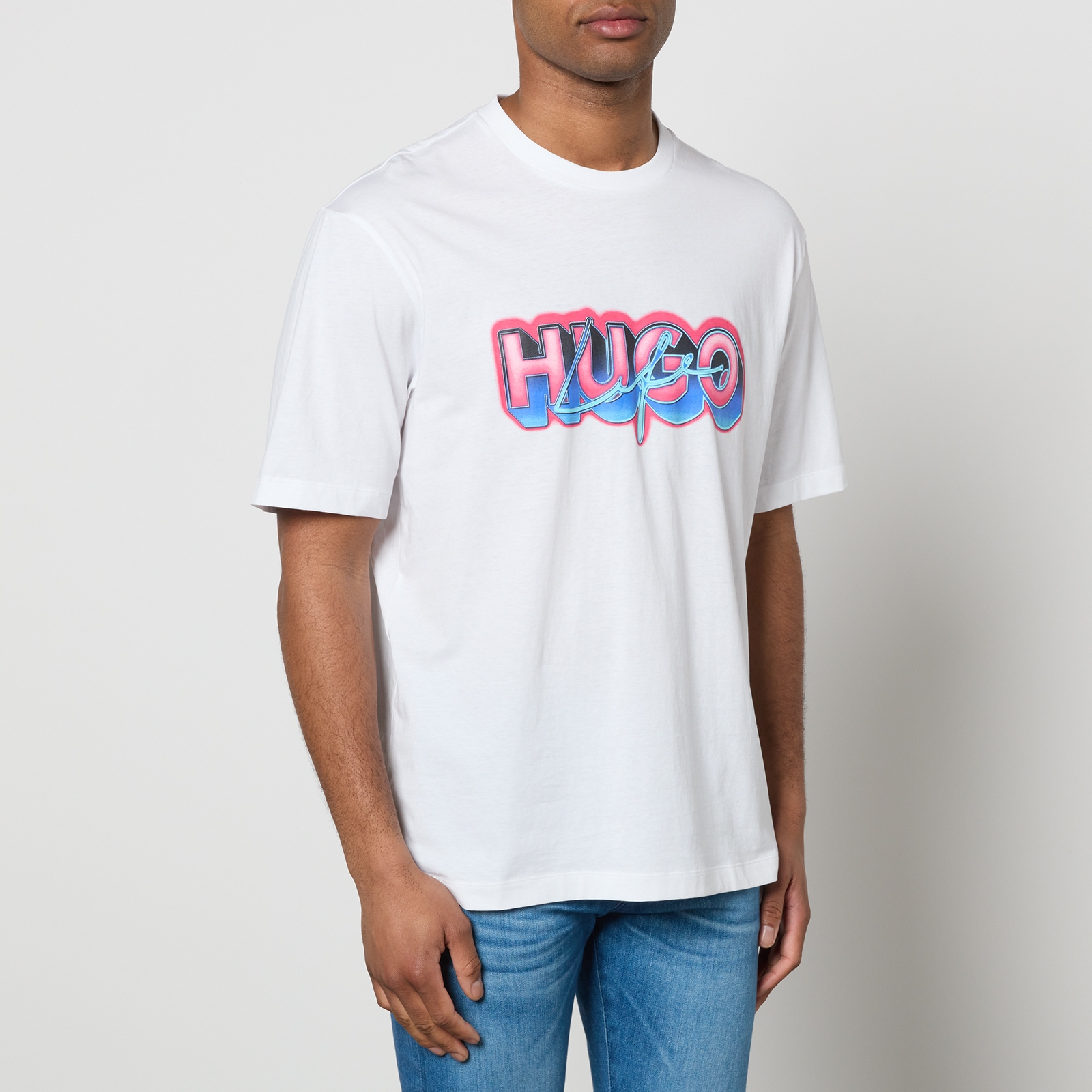 HUGO Blue Nillumi Cotton T-Shirt - XXL von HUGO Blue