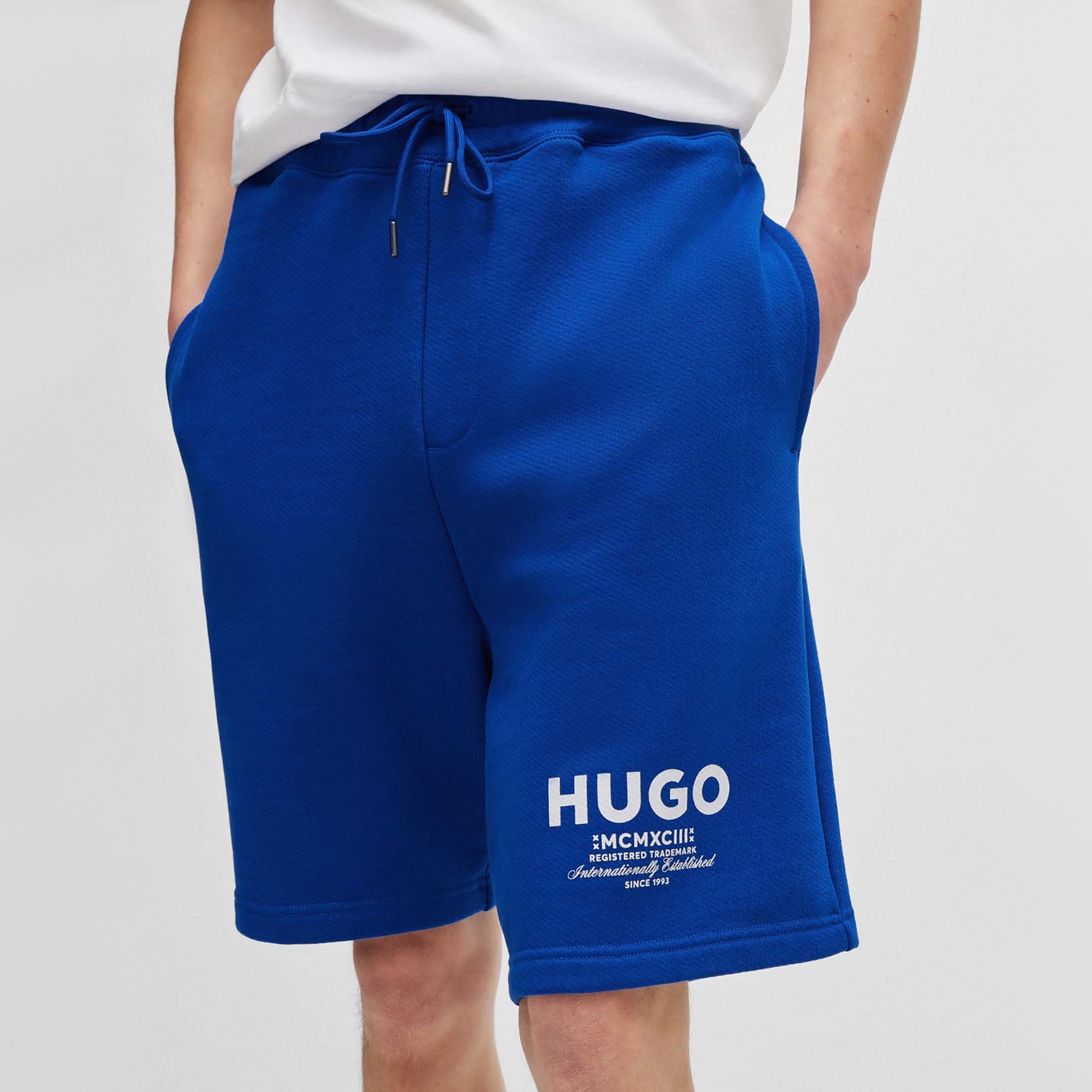 HUGO Blue Nomario Cotton Shorts - M von HUGO Blue