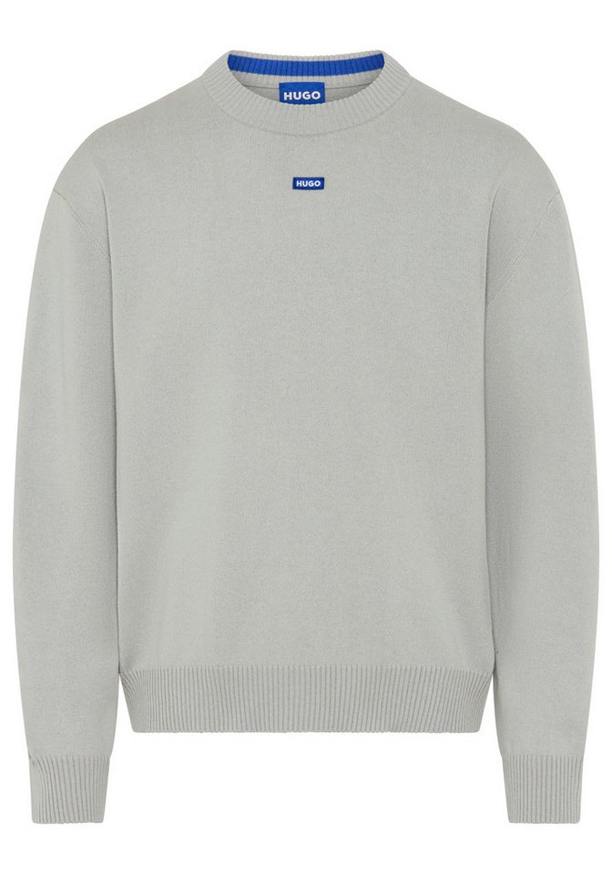 HUGO Blue Rundhalspullover San Casey relaxed fit von HUGO Blue
